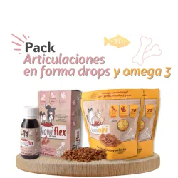 Pack Articulaciones en forma drops y omega 3