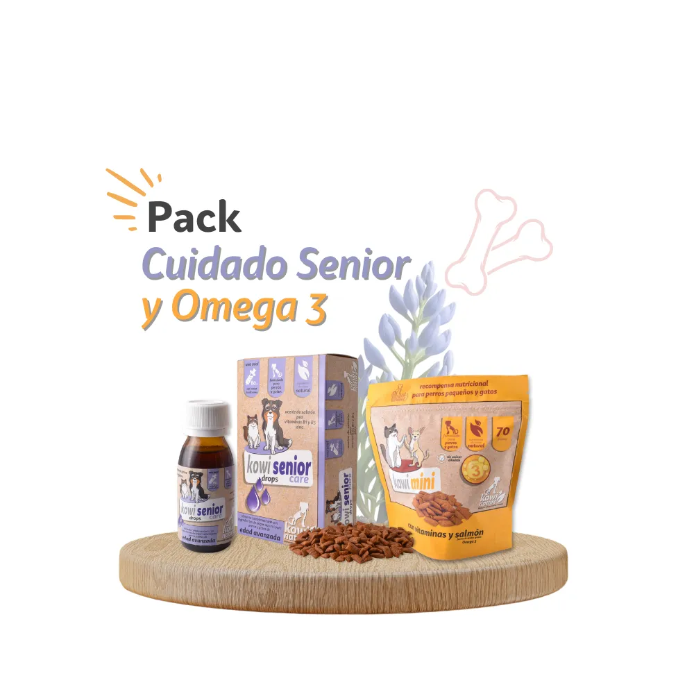 Pack Cuidado senior y omega 3