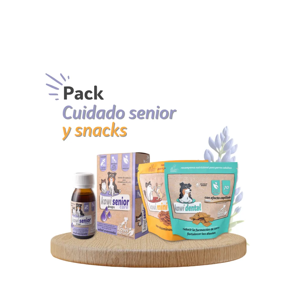 Pack Cuidado senior y snacks